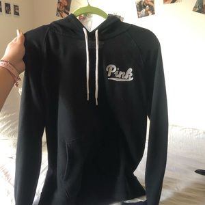 Victoria secret pink black hoodie